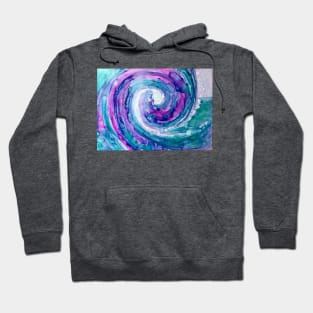 Abstract  ocean wave Hoodie